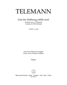 Gott der Hoffnung erfulle euch TVWV 1:634 -Cantata for Whit Sunday- by Telemann Georg Philipp for