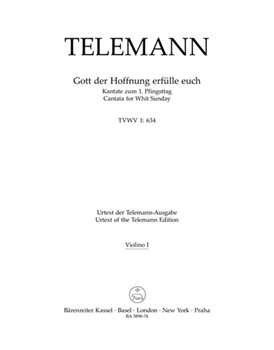 Gott der Hoffnung erfulle euch TVWV 1:634 -Cantata for Whit Sunday- by Telemann Georg Philipp for