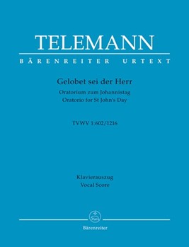 Gelobet sei der Herr by Telemann Georg Philipp - Kohs Andreas - for 3SSolo/ASo
