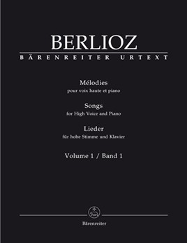 Songs Volume 1 by Berlioz Hector for High Voice and Piano