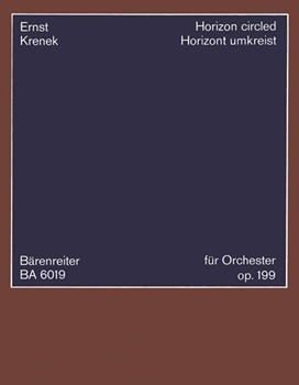 Horizon circled (Horizont umkreist) op. 196 (1967) by Krenek Ernst for 2Fl/Fl-Pic