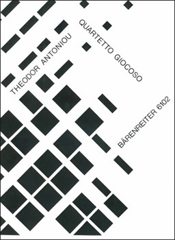 Quartetto giocoso op. 26 (1965) -Spielpart- by Antoniou Theodore for Ob/V/Vc/pi