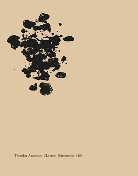 Lyrics (1967) by Antoniou Theodore for V/Piano