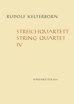 String Quartet Nr. 4 (1968/1970) by Kelterborn Rudolf for 2V/Va/Vc