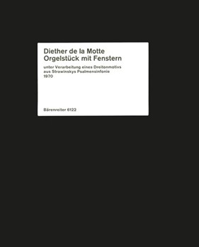 Orgelstuck mit Fenstern (1970) by Motte Diether de la for Org