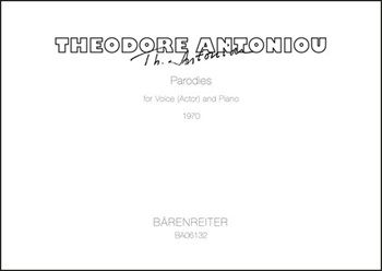 Parodies (1970) -Parodien nach six (dadaistischen) Laut- und Klanggedichten von Hugo Ball mit Aktion by Antoniou Theodore for Bar/Piano