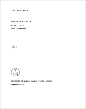 Romanza e Danza (1971) -Oktett nach Giacomo Meyerbeer- by Bialas Gunter for 2Ob/2clari