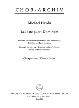 Laudate pueri Dominum -Graduale- by Haydn Michael for Female cho