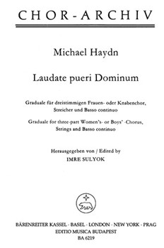Laudate pueri Dominum -Graduale- by Haydn Michael for Female cho