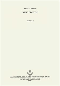 Nunc dimittis -Graduale- by Haydn Michael for