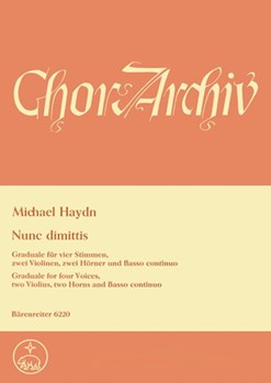 Nunc dimittis -Graduale- by Haydn Michael for Mixed Choir