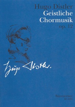 Geistliche Chormusik op. 12 (1934-1942) -Nine motets- by Distler Hugo for Mixed Choir