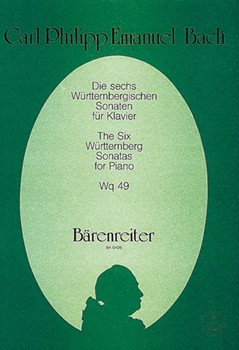 The Six Wuttenberg Sonatas Wq 49 by Bach Carl Philipp Emanuel for Piano