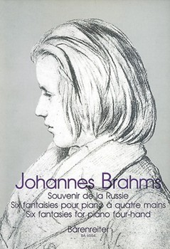 Souvenir De La Russia by Brahms Johannes for 1 Piano 4 Hands