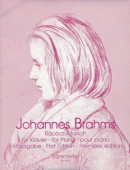 RSc¾czi-Marsch for Piano -First edition- by Brahms Johannes for Piano