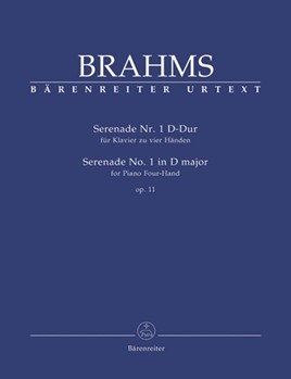 Serenade #1 by Brahms Johannes for 1 Piano 4 Hands