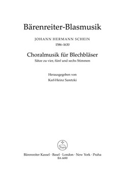 Choralmusik fur Blechblasintrumente instr. (Posaunenchor) -19 Satze- (aus "Cantional 1627/1645" und by Schein Johann Hermann for Brass