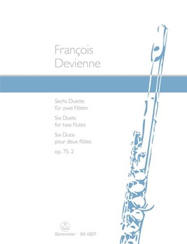 Six Duets for Two Flutes op. 75/2 by Devienne Francois for 2Fl
