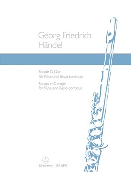 Sonata In G Major by Handel George Frideric for Flute and Piano