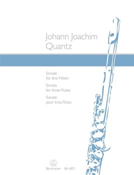 Sonata by Quantz Johann Joachim - Doflein Erich - for Flute Trio