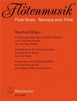 Variationen uber das beruhmte Menuett von L. Boccherini by Hilger Manfred for 4Fl