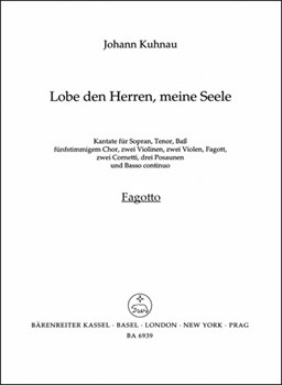 Lobe den Herren meine Seele -Psalm 103- (Musik der Thomaskantoren zu Leipzig) by Kuhnau Johann for