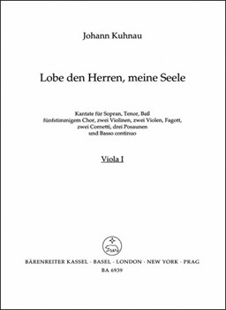 Lobe den Herren meine Seele -Psalm 103- (Musik der Thomaskantoren zu Leipzig) by Kuhnau Johann for
