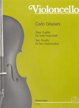 zwei Duette fur Violoncelli by Graziani Carlo for 2Vc