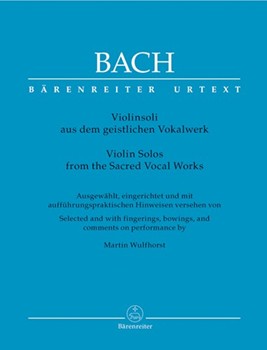 Violin Solos From The Sacred Vocal Works by Bach Johann Sebastian for Violin and Piano