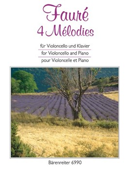 4 Melodies by Faure Gabriel - Staudt Michael - for Cello and Piano