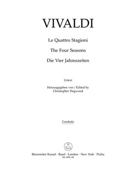 Four Seasons Op. 8 (Complete) by Vivaldi Antonio Lucio for Harpsichord