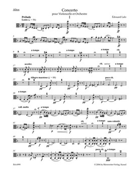 Concerto for Violoncello and Orchestra D minor by Lalo Edouard for