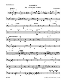 Concerto for Violoncello and Orchestra D minor by Lalo Edouard for