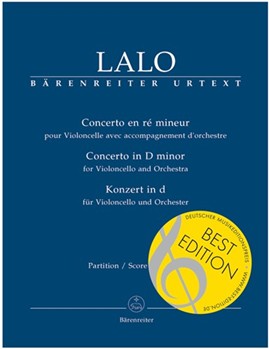 Concerto for Violoncello and Orchestra D minor by Lalo Edouard for Vc-Solo/Gr