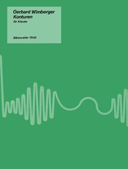 Konturen fur Klavier (1955) by Wimberger Gerhard for Piano