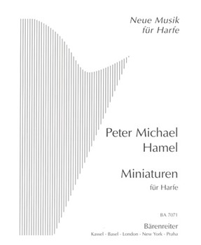 Miniaturen fur Harfe (1978/1980) by Hamel Peter Michael for Harp