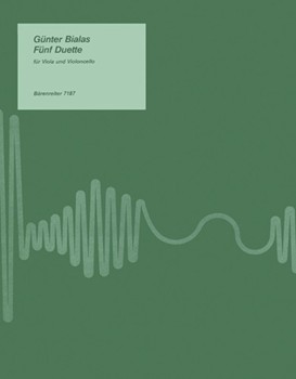 funf Duette (1988) by Bialas Gunter for Va/Vc