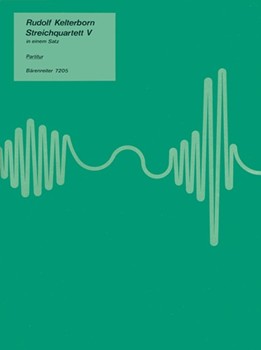 String Quartet in einem Satz Nr. 5 (1988/1989) by Kelterborn Rudolf for 2V/Va/Vc