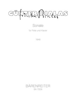Sonata for Flute and Piano by Bialas Gunter for Fl/Piano