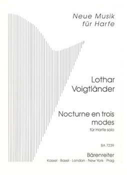 Nocturne en trois modes (1985) by Voigtlander Lothar for Harp-Solo