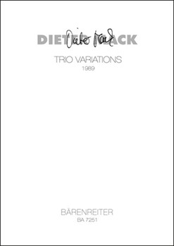 Trio Variations (1989) -Musik fur 3 Spieler- by Mack Dieter for Fl/Fl-Piccolo