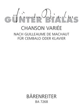 Chanson variee nach Guillaume de Machaut by Bialas Gunter for Harpisc./p