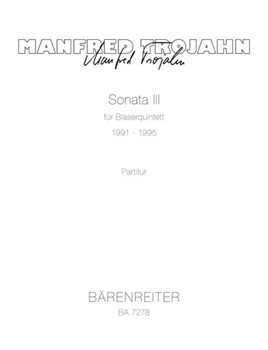 Sonata III (1991) -Blaserquintett- by Trojahn Manfred for Fl/Ob/clar