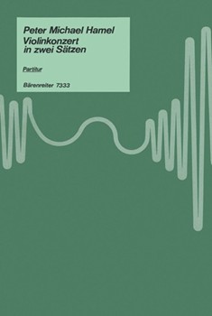 Violinkonzert in zwei Satzen (1986/1989) -Studienpart- by Hamel Peter Michael for v-Solo/Fl-