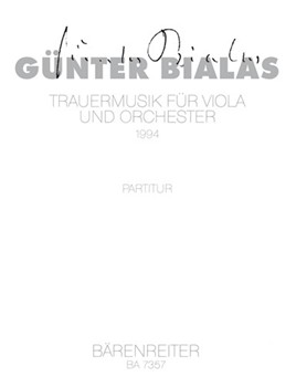 Trauermusik (1994) by Bialas Gunter for va-Solo/2F