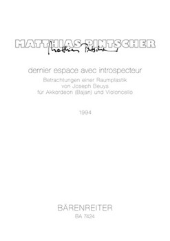 dernier espace avec introspecteur (1994) -Betrachtung einer Raumplastik von Joseph BeuysKomposition by Pintscher Matthias for accordion(