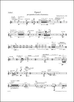 Figura I per quartetto d'archi e fisarmonica (1998) by Pintscher Matthias for Accordion