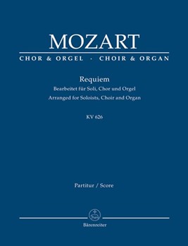 Requiem K. 626 (Arranged for Soloists Choir and Organ) by Mozart Wolfgang Amadeus - Focke Martin - for SSolo/ASol