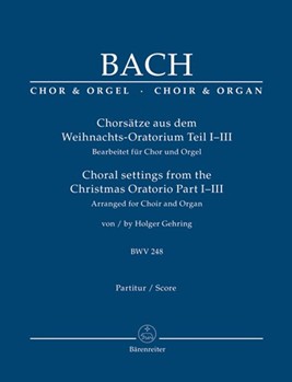 Choral Settings From The Christmas Ora.. by Bach Johann Sebastian - Gehring Holger - for SATB