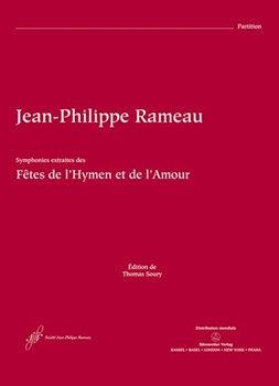 Les FÛtes de l'Hymen et de l'Amour -Ballet heroique in one prologue and three entrees- (Symphonies) by Rameau Jean-Philippe for Fl-Piccolo/Fl